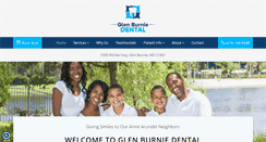 Desktop Screenshot of glenburniedental.com